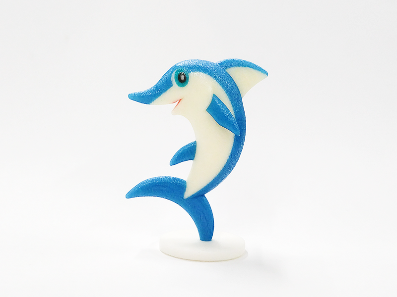 printplus_shop's tweet photo. こんプラス！
株式会社カルックス様のキャラクター「カルッキー」の高さ5cm3Dフィギュアをご紹介します🐬

愛らしい表情とフォルムを大切に、イラストの魅力が伝わるよう立体化しました😇
企業キャラクターも、3Dプリントで存在感のあるフィギュアに仕上げることができます✨

#3Dプリント https://t.co/lXO2wxm3XB