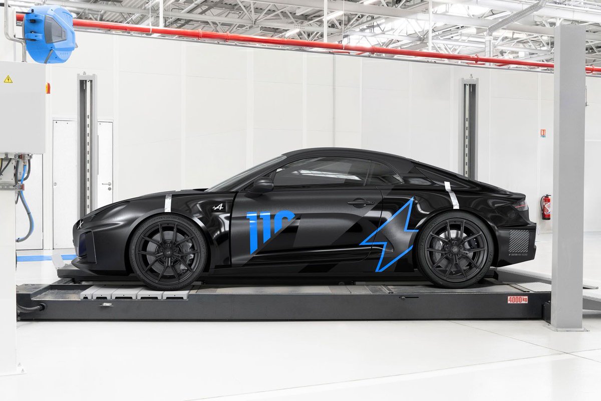 autocar's tweet photo. Here's your first look at the next-gen Alpine A110 ahead of its Goodwood debut 🤩 https://t.co/YdXv1pWtvO https://t.co/QXuu00csDJ