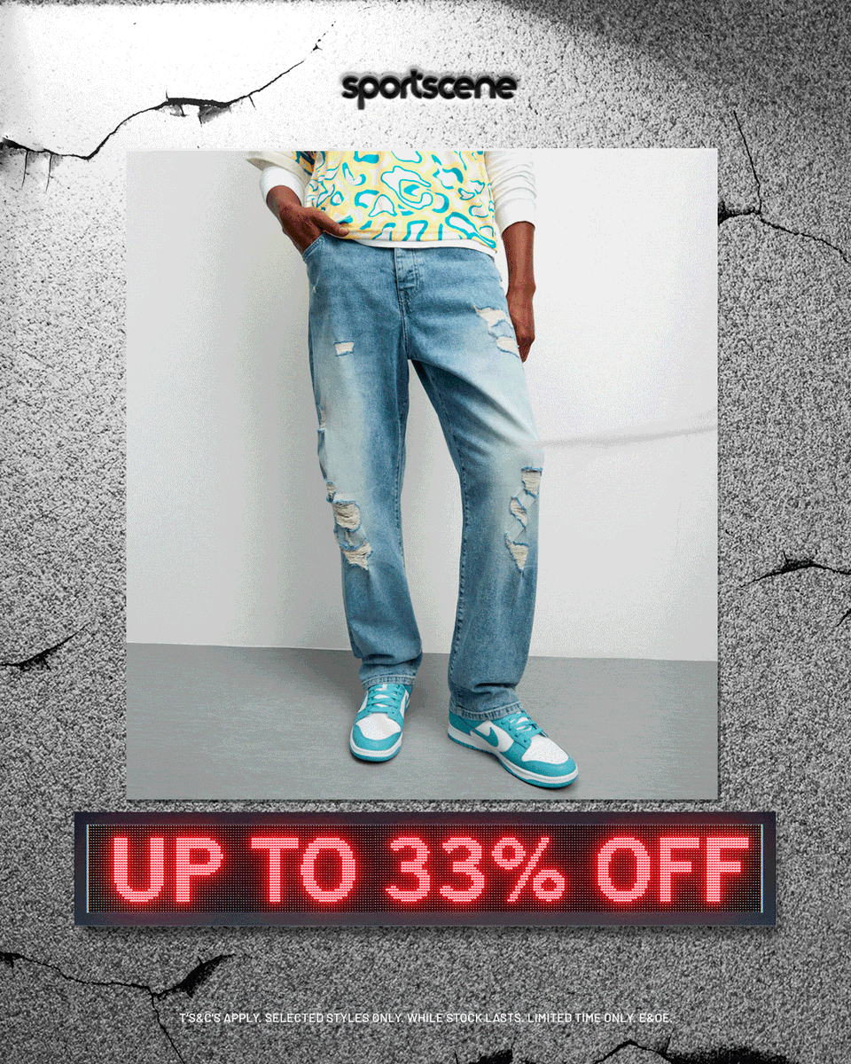 sportsceneSA's tweet photo. 🚨 The SALE just levelled up 🚨
The heat is on and the prices just dropped with further markdown on selected men's &amp; women's denim 🔥🖤

Pull up in-store, on the Bash mobi app or online: https://t.co/Y8Cmpw16lv
When it’s gone, it’s gone.

Ts &amp; Cs apply. While stocks last. https://t.co/WzJUcJ4hKg