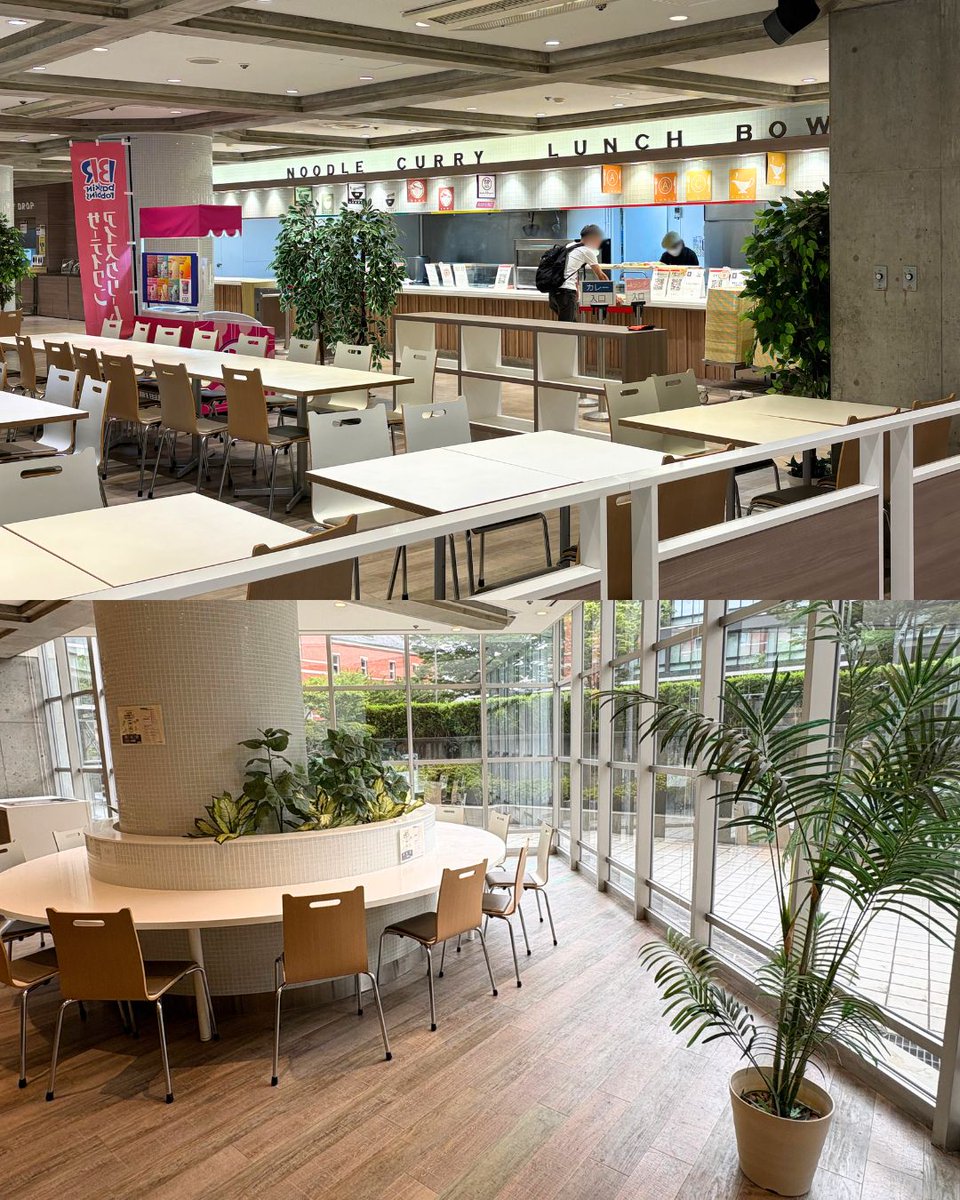 otaniuniv_staff's tweet photo. ＼ キャンパス今昔 ／

～ 食堂編 ～

昔の食堂は旧図書館閲覧室にあり、
キャンパスのちょうど中心に位置していました。

現在の食堂の風景は大きく変わっていますが、
学生たちが集い、おなかと心を満たす場所であることは今も昔も変わりません😊

#大谷大学 https://t.co/glXs2oDnPW