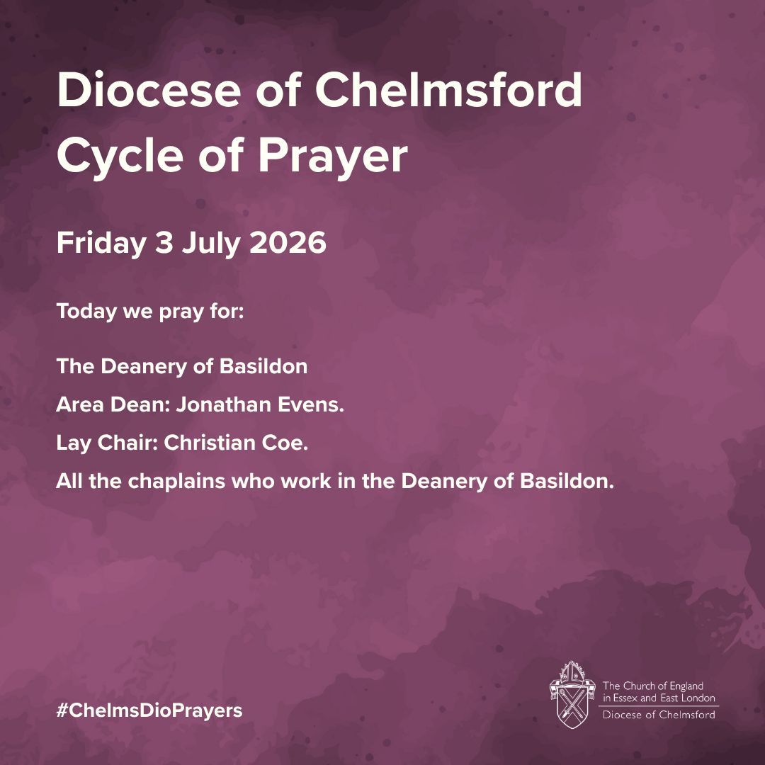 chelmsdio's tweet photo. #ChelmsDioPrayers

Today we pray for 🙏 https://t.co/OmIYdbX1Di