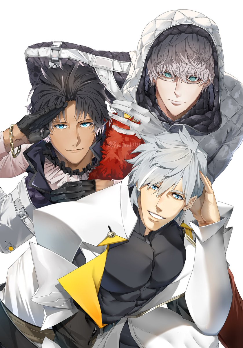 Percival313suki's tweet photo. 私のカルデア三銃士を紹介するぜ！
バーソロミュー
ジャック・ド・モレー
パーシヴァル！ https://t.co/llrXA1ndFb