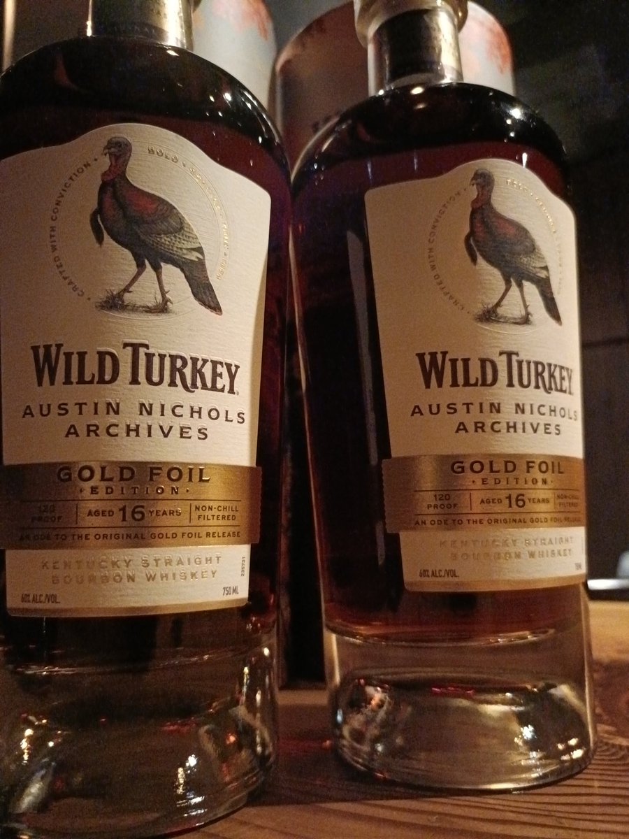 naotk87's tweet photo. #入荷が止まらない
#ナイスバーボン

WILD TURKEY Austin Nichols
ARCHIVES GOLD FOIL 16yo 60%

オールドボトルである飛翔ラベル 12年熟成のオマージュ。長熟ワイルドターキーをご賞味下さい。すぐなくなるかも。。。
本日開栓‼️ https://t.co/LlOQOmuD1T