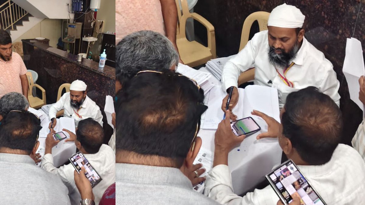 AsianetNewsSN's tweet photo. ಹೇಳೋರಿಲ್ಲ, ಕೇಳೋರಿಲ್ಲ..ರಾಮನಗರದ ಕಲ್ಯಾಣಮಂಟಪದ ಬಳಿಕ ಬೆಂಗಳೂರಿನ ಮಸೀದಿಯಲ್ಲಿ SIR

Click The Link: https://t.co/raDdC5GQ0X

#VoterListScam #BengaluruMosqueRow #RamanagaraSIR #HDKumaraswamy #ElectionCommission #BTMLayout