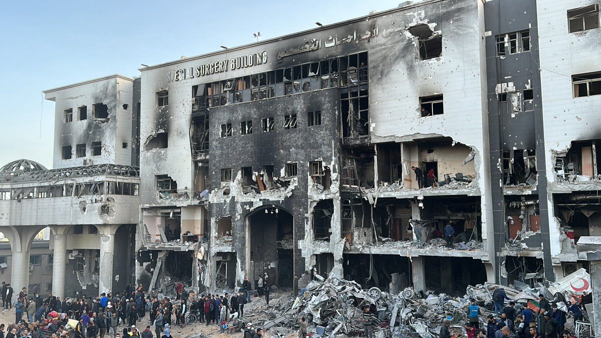 LilyFayed's tweet photo. Gaza's health system is collapsing under relentless pressure, while shortages of medicine, clean water, and fuel leave countless lives at risk. Humanity cannot look away. #GazaGenocide‌ 

No one is talking about this. https://t.co/1BPjCLkMs8