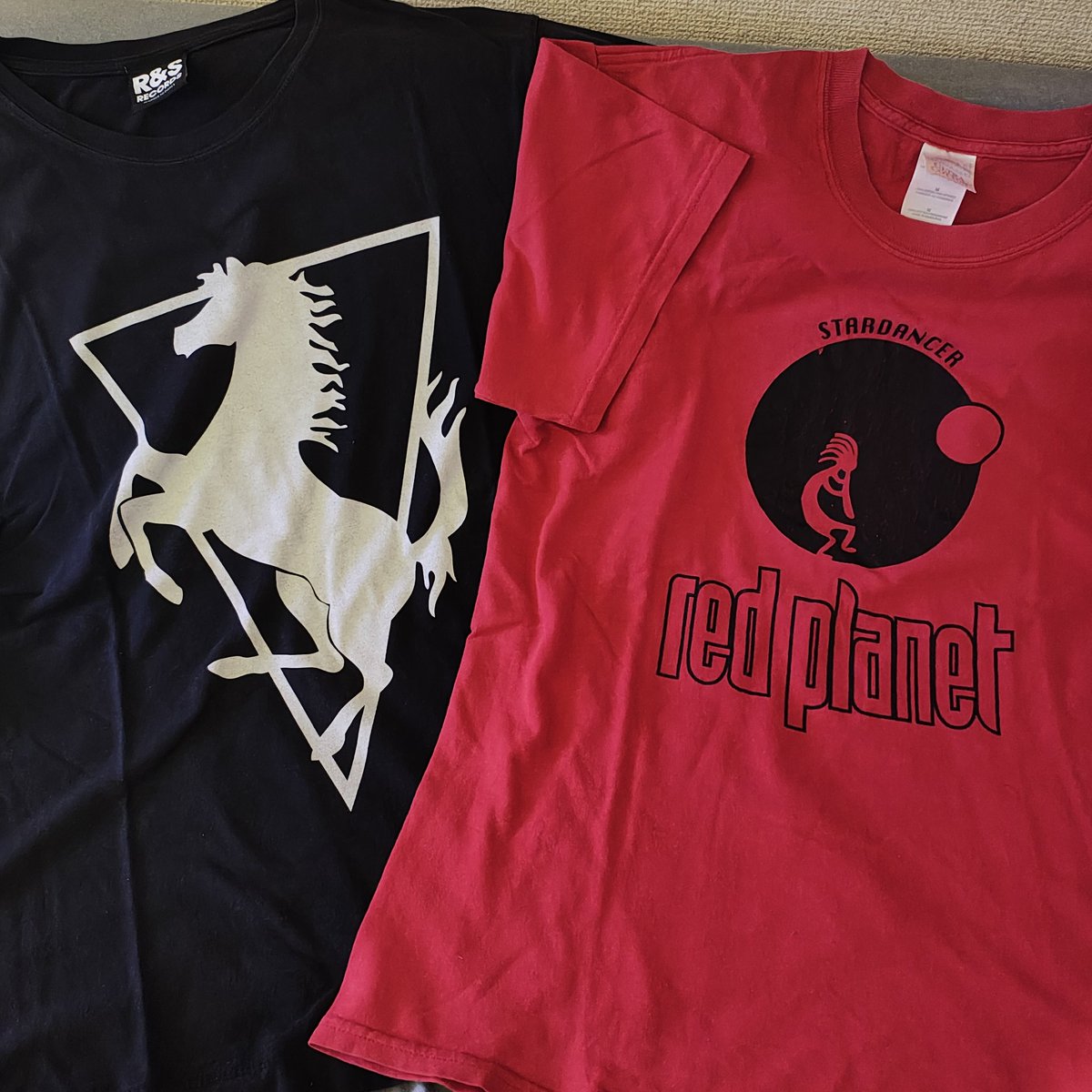 hskz1118's tweet photo. このTシャツのチョイスで嗜好丸わかり😎
🔊🔊🔊
#fav
#RnS
#redplanet
#STARDANCER
#TechnoClassics
#90sTechno
#UndergroundResistance https://t.co/AwhIzNZVXk