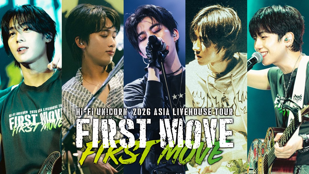 HFU_official's tweet photo. ＼Hi-Fi Un!corn 2026 ASIA LIVEHOUSE TOUR “FIRST MOVE”／
TBSチャンネル2にてテレビ初独占放送が決定!!📢

アルバム #FIRST_MOVE を引っ提げたツアーZepp Shinjuku公演の模様が放送されます❣️

さらに #ハパユ の関連作品を29日と30日に集中放送!!✨ぜひチェックしてください👀

⏰放送日程：8月30日(日) 午後2:00〜

🔗詳細はこちら
https://t.co/uTv5NrucDt

#HiFiUnicorn #HFU #ハイファイユニコーン