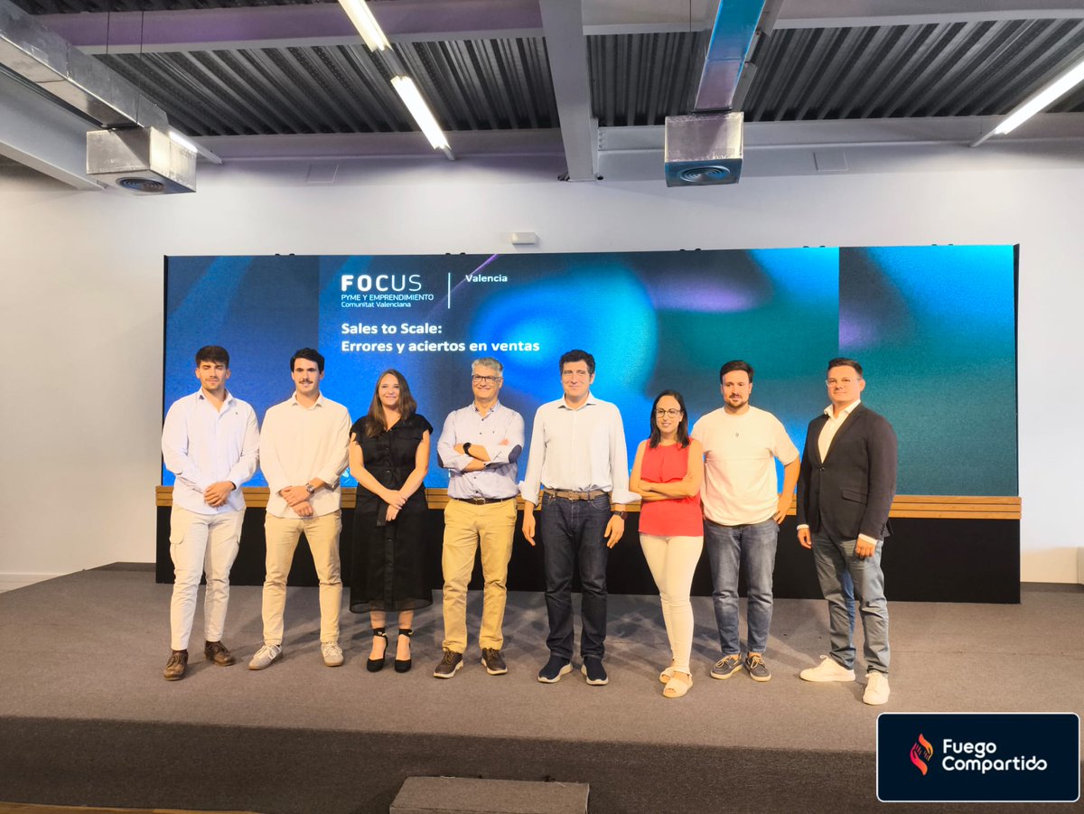 FuegoCompartido's tweet photo. @ceeivalencia @Startup_VLC @Inn_Somnia @vlciconnect @RamonCEEIVLC @GVAivace @draperb1_vc @ImperiaSCM @MinicoolTrends @nacho_mas Compartimos el evento #SalestoScale organizado por CEEI Valencia dentro del ciclo #FocusPyme, celebrado en @Startup_VLC
Un encuentro donde la comunidad emprendedora habló sin filtros sobre ventas, errores, aciertos y crecimiento real
#EntreTodosEsMasFacil 💪 https://t.co/hosbcYlock