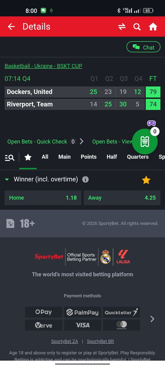 KayceeUmeh1's tweet photo. @SportyBet How is this game lost I played under 49 third quarter @SportyBet  fix this now https://t.co/3PP61oCPPe