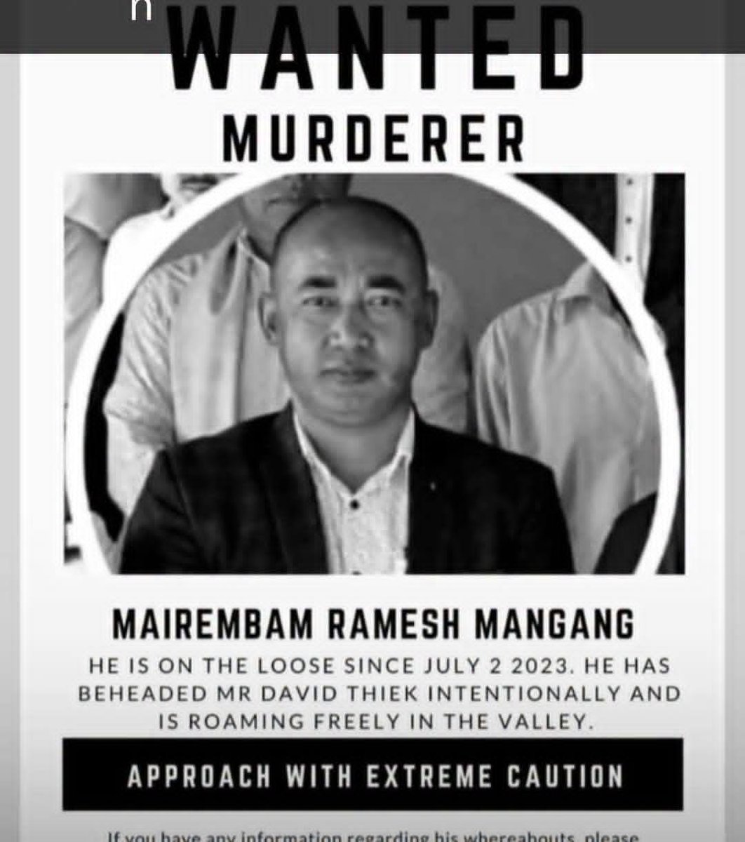 JangminTouthan1's tweet photo. The barbaric #meitei criminal Mairembam Mahesh Mangang who still go scot free even after for years of mercilessly beheading David Thiek? Who is protecting this criminal so far? @NIA_India @INCIndia @UN_HRC @BJP4Manipur @Spearcorps @persecutionnews @thecaravanindia @ANI https://t.co/Vhp9AdttZv