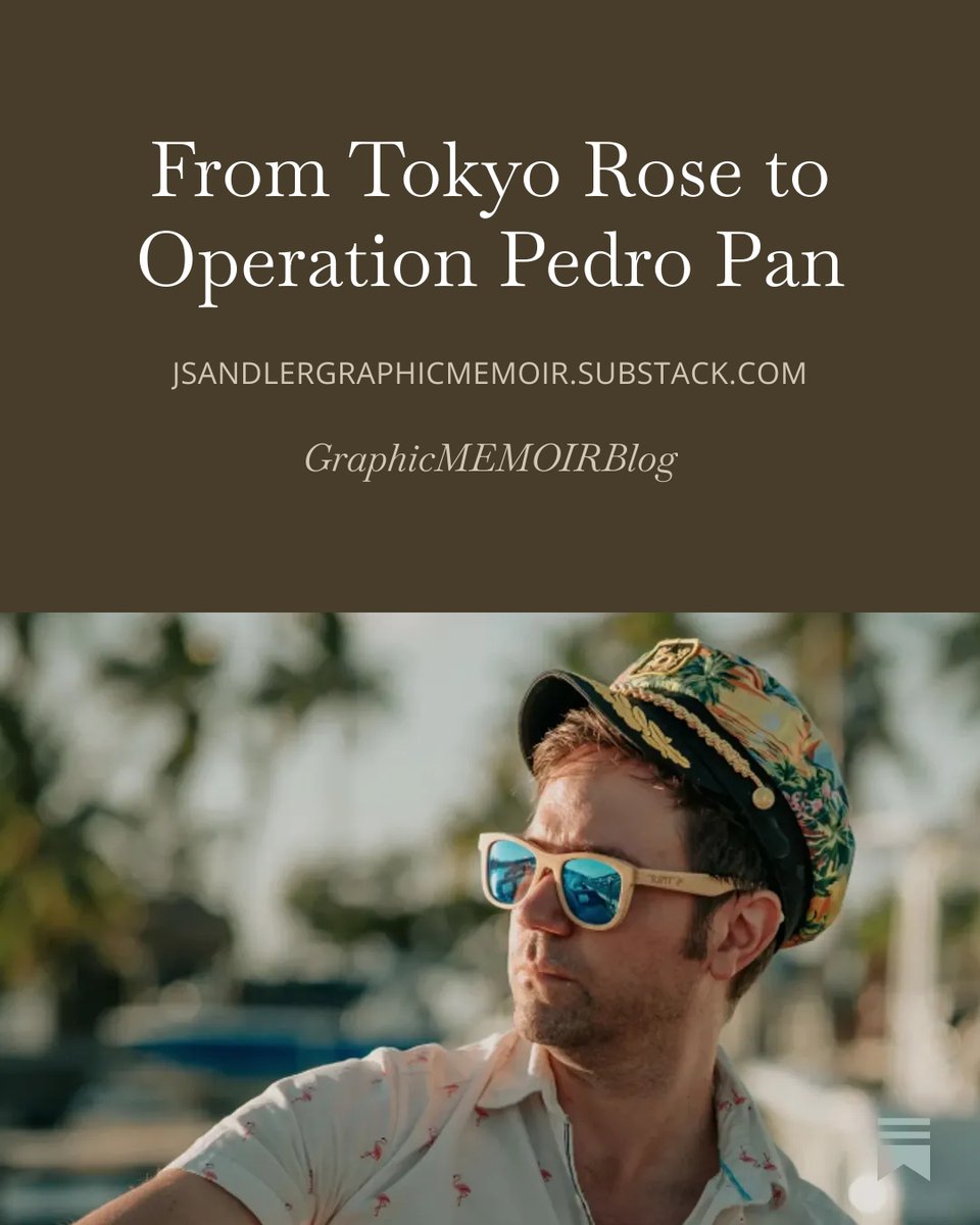 jsandler1978's tweet photo. From Tokyo Rose to Operation Pedro Pan.
I interviewed graphic novelist Andre Frattino  about We Are Pan, Cuban exile, historical storytelling, and the changing nature of graphic novels.

Read here:
 https://t.co/EArPrLfMwI https://t.co/9yApCAY9Mh