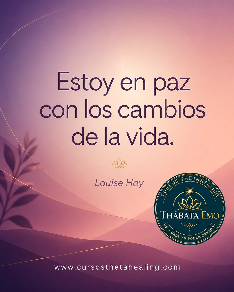 Tabthetahealing's tweet photo. ¡Buen lunes! Me doy permiso para fluir con los ritmos de la vida y acepto cada transformación como una oportunidad de expansión. Confío en mi proceso.
Con amor y gratitud, Thábata Emo, https://t.co/ubzrt1Kg9H
#Thetahealing #LouiseHay #PazInterior #Bienestar https://t.co/fqVW90bHYY