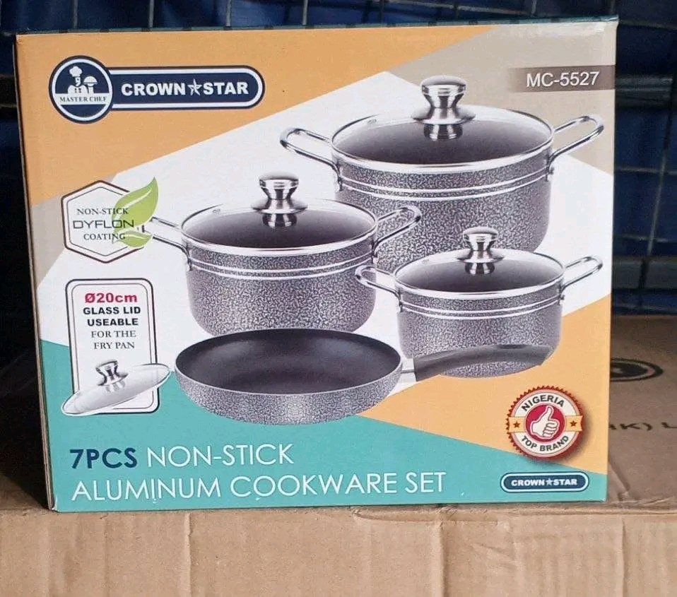 omolaraeni81's tweet photo. 7pcs nonstick Aluminium cookware
50k
Location is ibadan 
Nationwide delivery https://t.co/zGCuf38Por