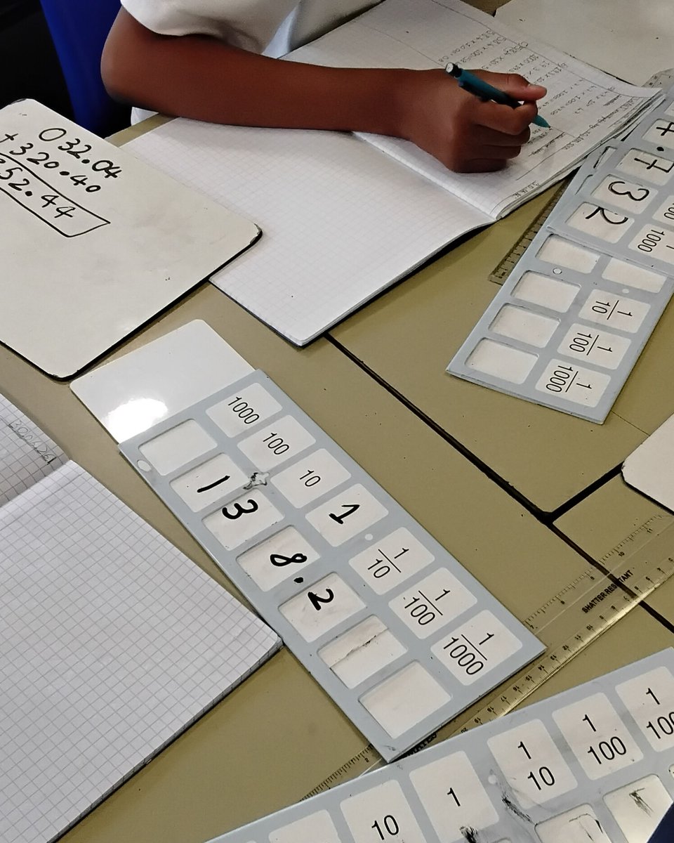 EdwardBethamSch's tweet photo. Year 5 have been developing their understanding of multiplying and dividing decimals by 10, 100 and 1,000. Using place value sliders and other practical resources helped the children visualise the concept and build their confidence.
#Year5 #PrimaryMaths #PlaceValue #Decimals https://t.co/wlVYQ8C7Ot