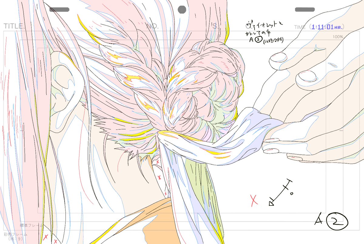Zaphkiel_Luna's tweet photo. 二原の練習です。線整理と動きの流れを意識して仕上げてみました。 

#二原 #作画 #アニメ制作 #アニメーター https://t.co/gaW4X2O1zQ