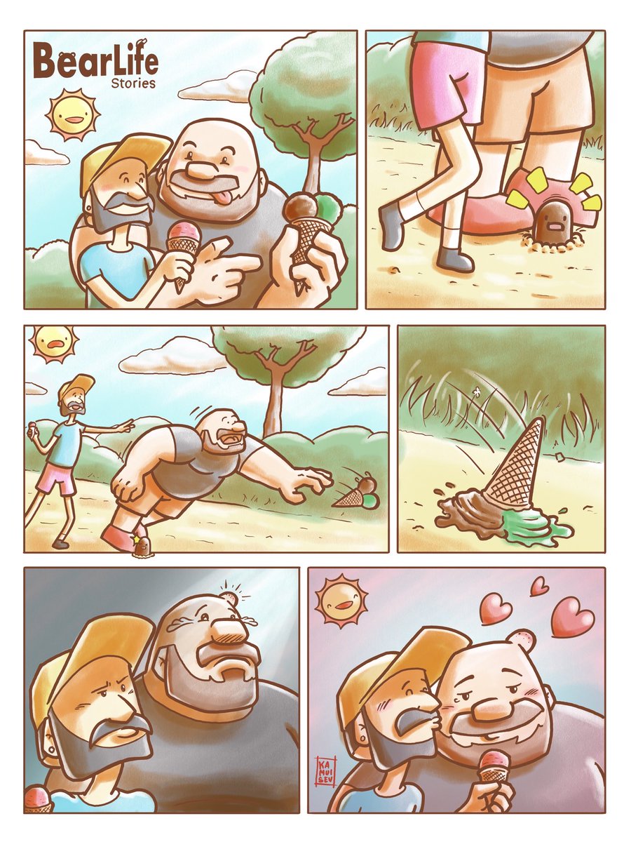 KamuiSev's tweet photo. Besrlife Stories! 🐻 🍦 Acompáñanos en esta historia de drama, adversidad y amor! Jajaja

Y lo más importante, ¿¿sois de helado de fresa o de menta-chocolate??

#comic #art  #love  #gay #lovely https://t.co/2xlCxGy2gj