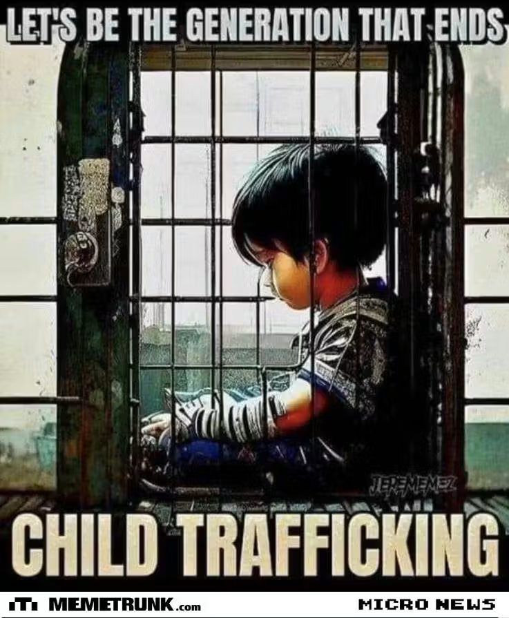 PhilomenaGrady's tweet photo. LET'S BE THE GENERATION THAT ENDS CHILD TRAFFICKING

Never forget why we started
It always was, and still is about the children

Crimes Against Our Children

Military is the only way ⚔️⚔️
No Deals !

We all have a responsibility to protect our global children.

NCSWIC 💞🌹🕊🌍💫 https://t.co/pKP57JoK0a
