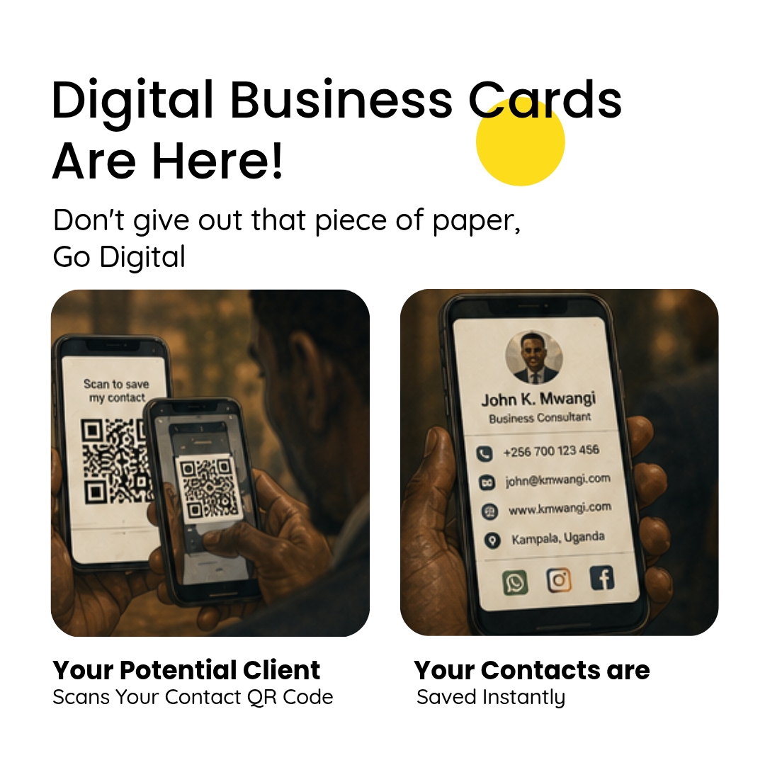 AbacusMarkets's tweet photo. Order your Digital Business Card via https://t.co/jgfBnCLTy7 Costs only 64,900UGX . One time purchase
#digitalbusinesscard https://t.co/CIxTRbYOyC