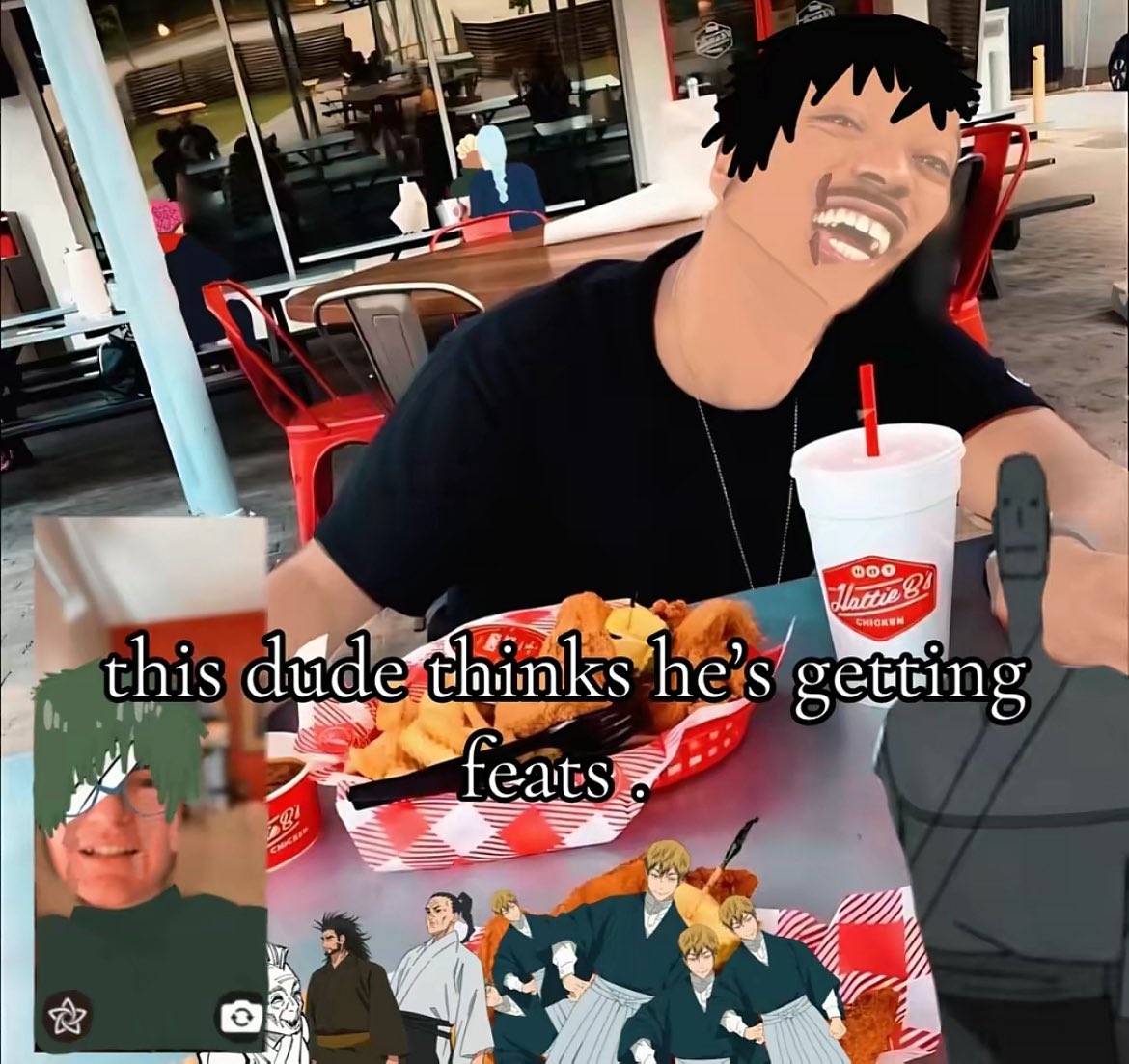 yoslimode's tweet photo. toji CAUGHT on CAMERA trying to get maki to lend him some feats (100% real) 😰😱🤯 https://t.co/yH7R5AnIJG