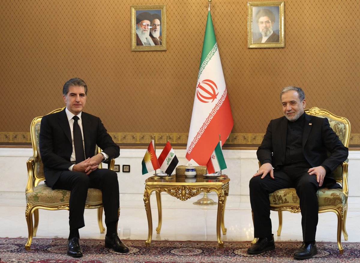 today_barzan's tweet photo. سه‌رۆكى هه‌رێمى كوردستان و وه‌زيرى ده‌ره‌وه‌ى ئێران، په‌يوه‌ندييه‌كان تاوتوێ ده‌كه‌ن https://t.co/Jh2ds4mLMx