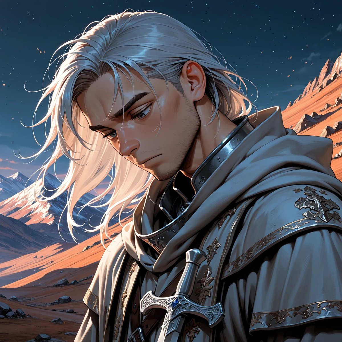 pillowmiyakawa's tweet photo. 新キャラのボツ画(クオリティが妙に高くなってしまった)。#bara #AIart #GuildDoDo https://t.co/vD1H5E8fpg