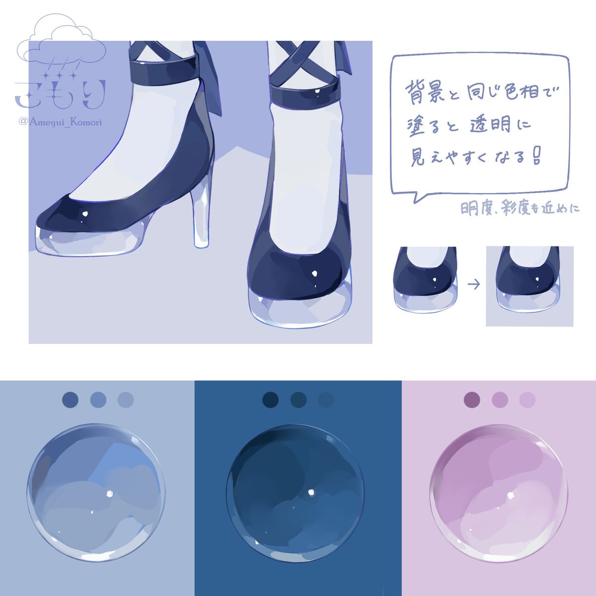 透明塗り 