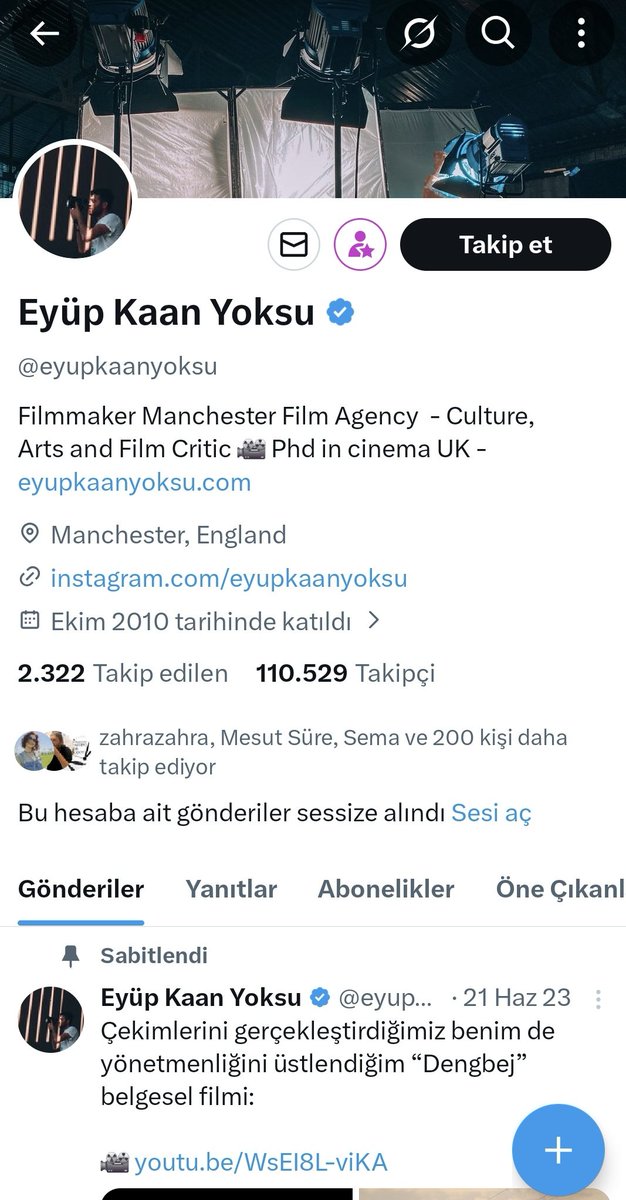 film_ve_ruya's tweet photo. Bu hesap daha 10 bin bile değilken bu mecrada birçok yazar fark etmişti çalıntı tvitlerini. Uyarmış, engellemiştik.
Şimdi görüyorum ki azimle çalmaya devam ediyor "filmmaker". https://t.co/1BQpzb0CPc