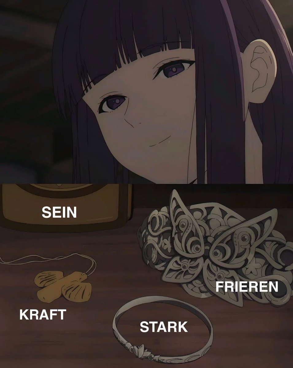 AnimeePost's tweet photo. Fern and her collection ❤️ https://t.co/foxc0Nxa0g