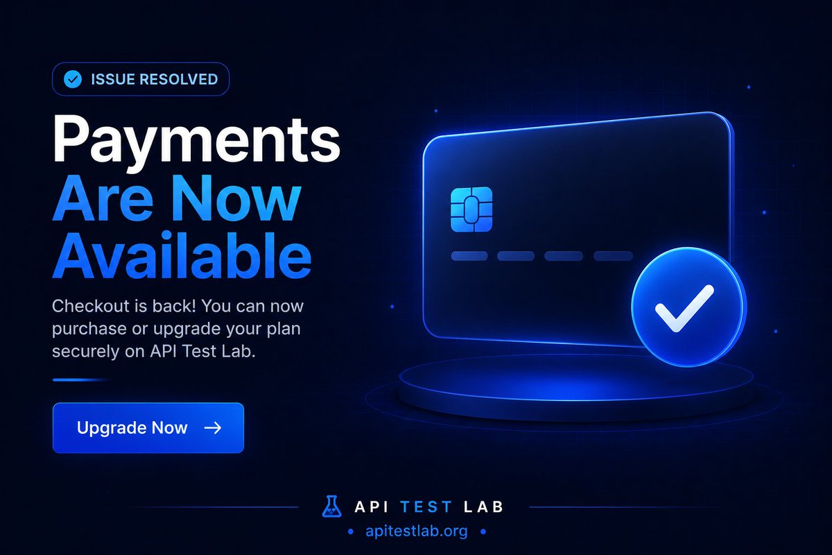 Api test Lab tweet media