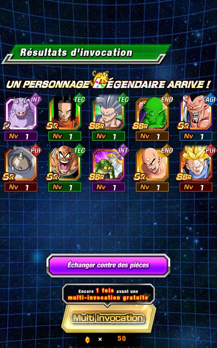 Perceptor314's tweet photo. 3900 jours ajd et je fais une mutli pour fêter ça. Ça part mal  trunks futur avec beerus, animation 3ieme image avec goku ssj donc je me dis encore une multi pourri. Et la whis apparaît 😍
#dokkanbattle https://t.co/ottXrnO9a9