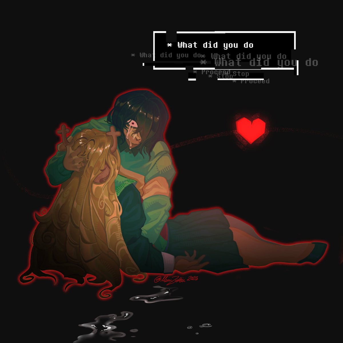 MimiZukeii's tweet photo. Kriselle but a Obsession reference..

[ #kriselle #deltarune #deltarunechapter5 ] https://t.co/vLjgVLl2Au