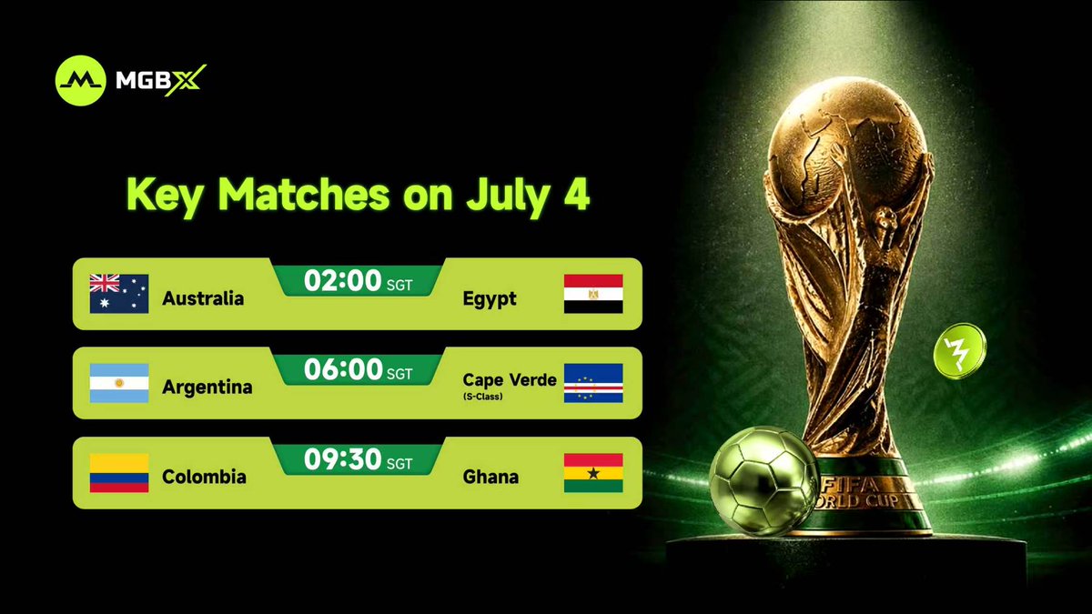MGBX_Global's tweet photo. ⚽ The road to glory goes on. 

Every match brings a new chance.
Every pick shows who you believe in.

Who’s your team today? 🏆 https://t.co/ORtYt86c6a