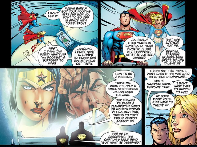 TRLLStrksAgain's tweet photo. @ZERO34FD @LoFranco14 @JamesGunn Las leyes no las hace Superman, pero supuestamente Superman se rige por las leyes del hombre cierto?
Por supuesto que esta en contra de que maten, creo que no lees muchos comics pero cuando WW mata a Max Lord ve que opina Superman https://t.co/cvlzPQNQE3
