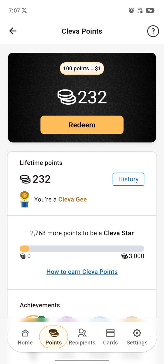 SalemTech_'s tweet photo. @clevabanking 
You people have an amazing banking platform.

The opening of the account was seamless, the banking app has a user-friendly interface. the support team are so amazing. It's so lovely getting rewarded with point for every transaction. That's sweet 🤗

#ClevaisThree https://t.co/yoGnRmVDos