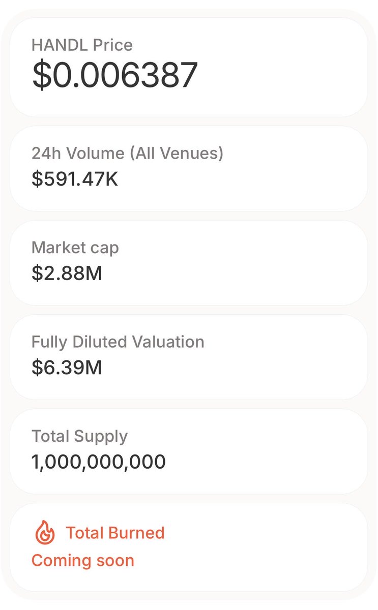 LeilaniFarms's tweet photo. HandL Pay Tokenomics

Milestone-based Staking coming soon!

@HandlPay Founders Circle coming soon! 😎🔥

base:0x3bbcb624cb9a1f73163a886f460f47603e5e4425 token has been designed to sustain steady value appreciation and to incentivize adoption.

Diminishing Supply as base:0x3bbcb624cb9a1f73163a886f460f47603e5e4425 Tokens will be BURNED via real world transactions which are creeping up to roughly $8 million a month now!

HandL Pay is a real world utility token powering social payments right now.

Get ready for V 2.0! 😎🔥