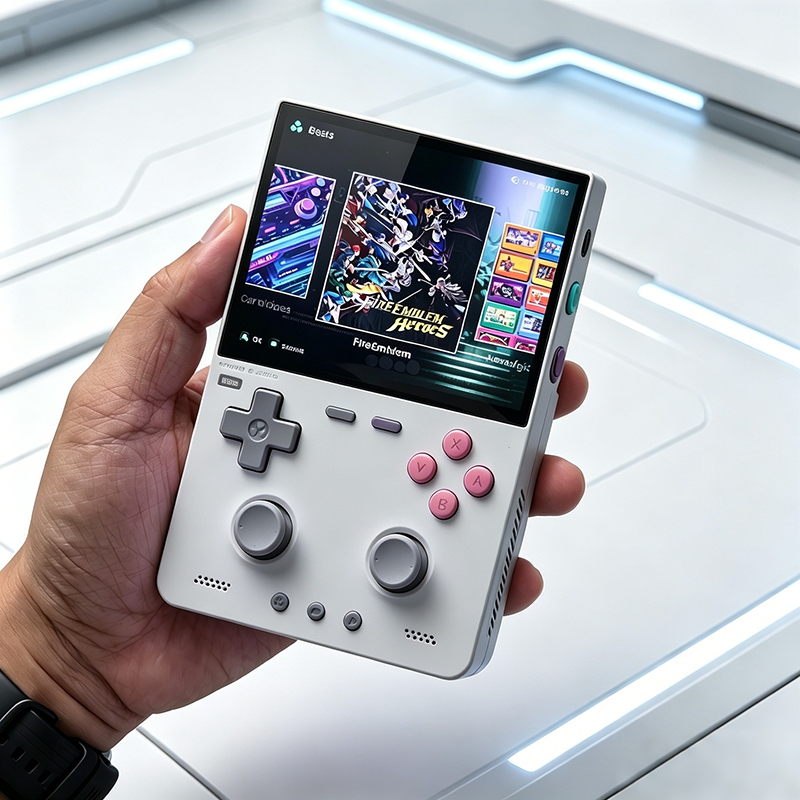 royibeila's tweet photo. The 3.95-inch size is perfect, the feel is much better than before, and the price is very affordable. https://t.co/VPRxzp9LPk #trimui #brickpro #trimuibrickpro #retrogaming https://t.co/LwIvJBUuOP