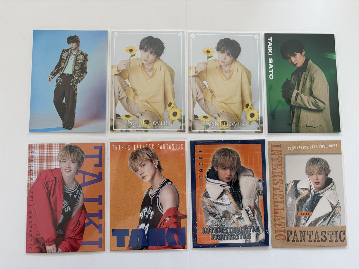 r___tnk's tweet photo. FANTASTICS SUNFLOWER ファンタ フォトカ トレカ グッズ

譲▶︎佐藤大樹、澤本夏輝

求▶︎堀夏喜(画像3.4枚目)

郵送での交換📮
お心あたりある方はリプもしくはDMお願いいたします🙇🏻‍♀️ https://t.co/tobWgQ70WF