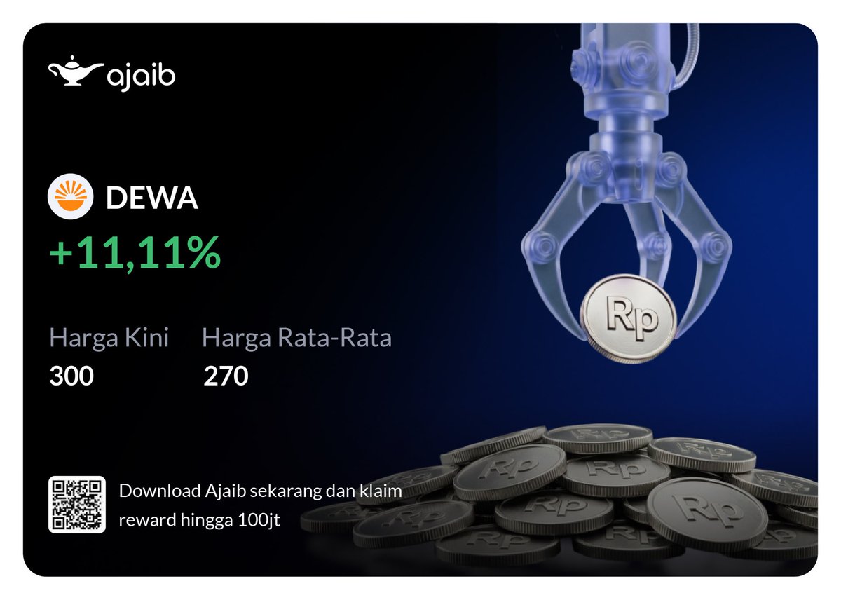 alfahyaqub's tweet photo. Udah ketebak akumulasinya keliatan, bener aja DEWA langsung diterbangin. Numpang kendaraan bandar pas IHSG lagi cerah emang paling bener. Hold santai #AplikasiAjaib #Bandarmologi #DEWA #Trading https://t.co/rdChydOcqw