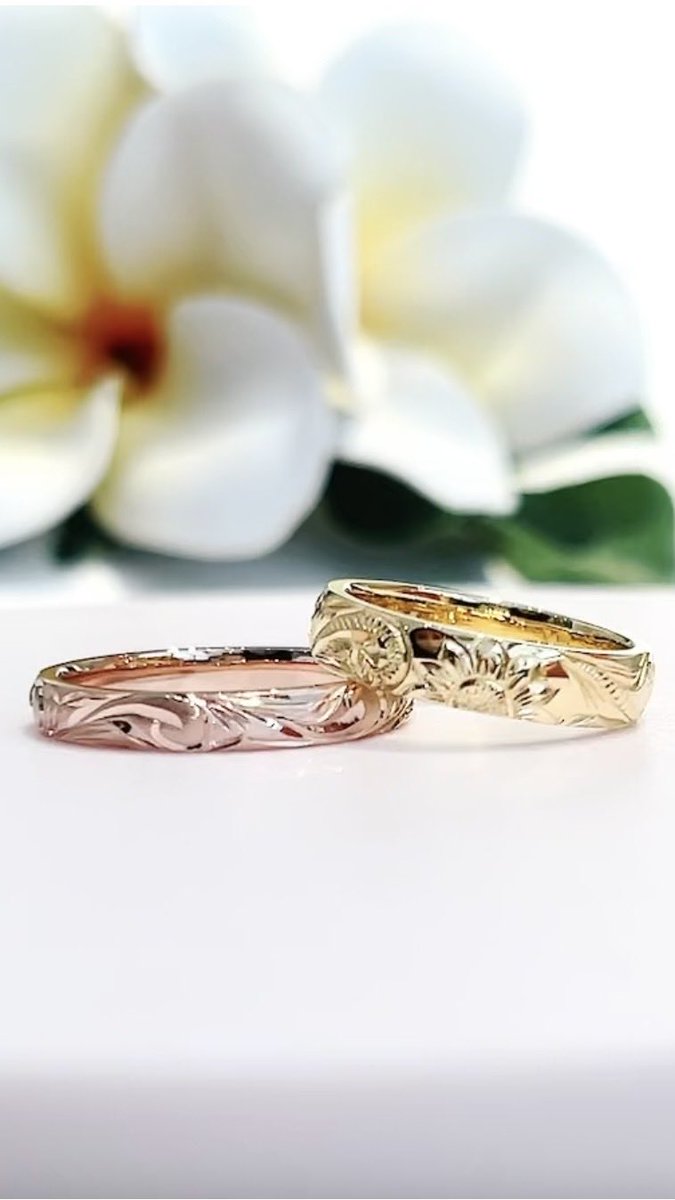 maile_osaka's tweet photo. Hawaiian jewelry MAILE心斎橋店でオーダーいただきましたH様&A様の素敵なご結婚指輪をご紹介🌺
おふたりのお好みに合わせてお作りいただきました💕
#マイレ
#ハワイアンジュエリー
#MAILE
#結婚指輪
#オーダーメイドリング https://t.co/NdDfL6juWB