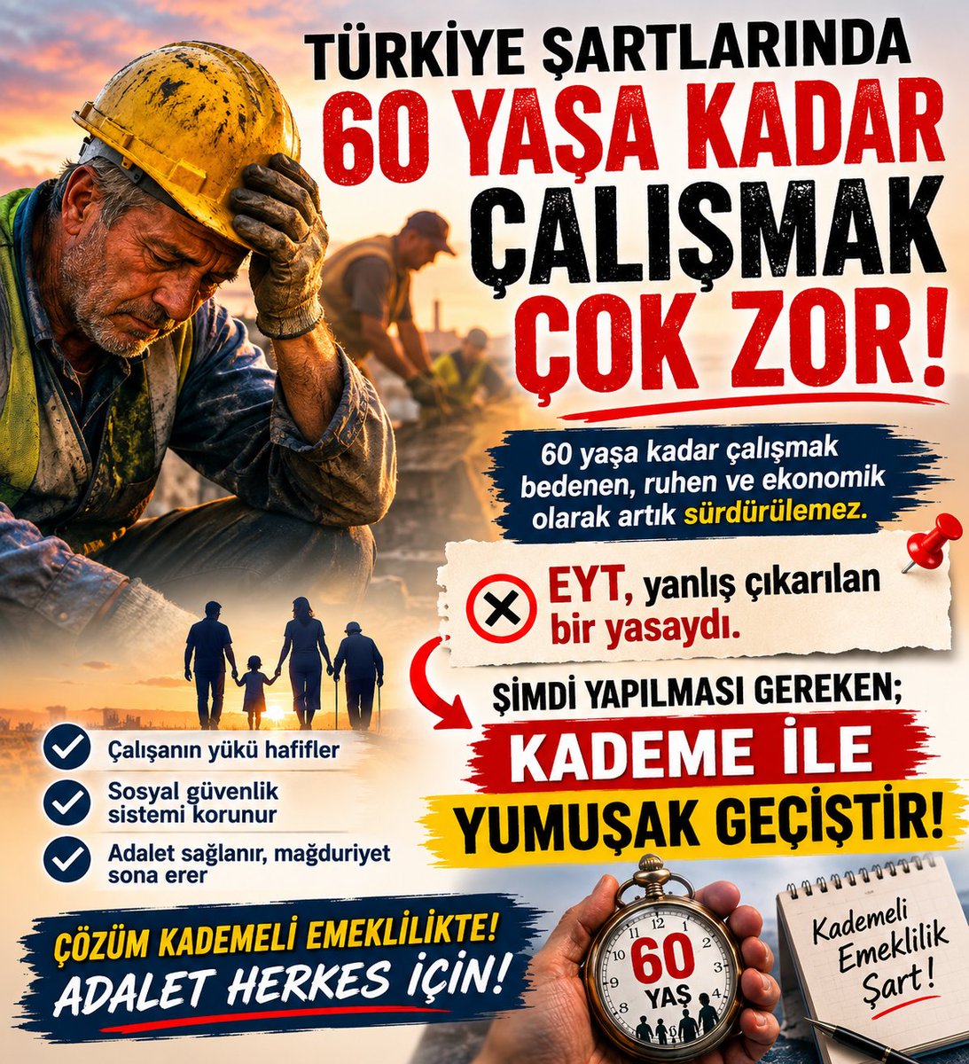 ycelltaskin16's tweet photo. Eytli akranımdan

✅17 yıl sonra doğmadım
✅17 yıl az prim ödemedim
✅17 yıl geç sigortalı olmadım 

Neden 17 yıl geç emekli oluyorum?
@Akparti 
@MHP_Bilgi 

#KademeTorbaYasaya https://t.co/PzLGi2oFFp