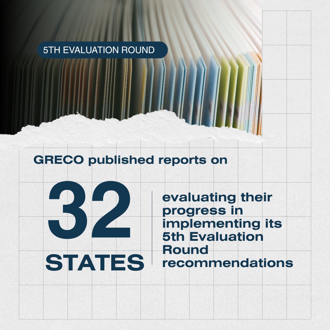 CoE_RuleofLaw's tweet photo. The @coe Group of States against Corruption (#GRECO) 2025 Activity Report is out! 
Key findings in the thread🧵👇.
🔗Read the full report: https://t.co/2CLzAbmEPQ 
#AntiCorruption #RuleOfLaw #Integrity #GoodGovernance https://t.co/SUPIV05yT4