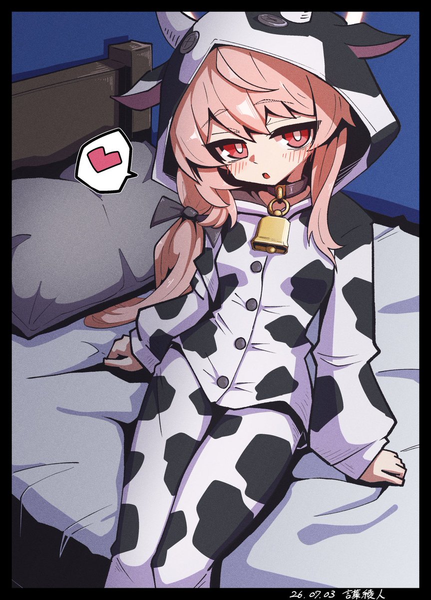 kotobaayato_1's tweet photo. ナツ（牛コス）描いた
抱き枕にしたいφ(..) https://t.co/1eiiciERqs