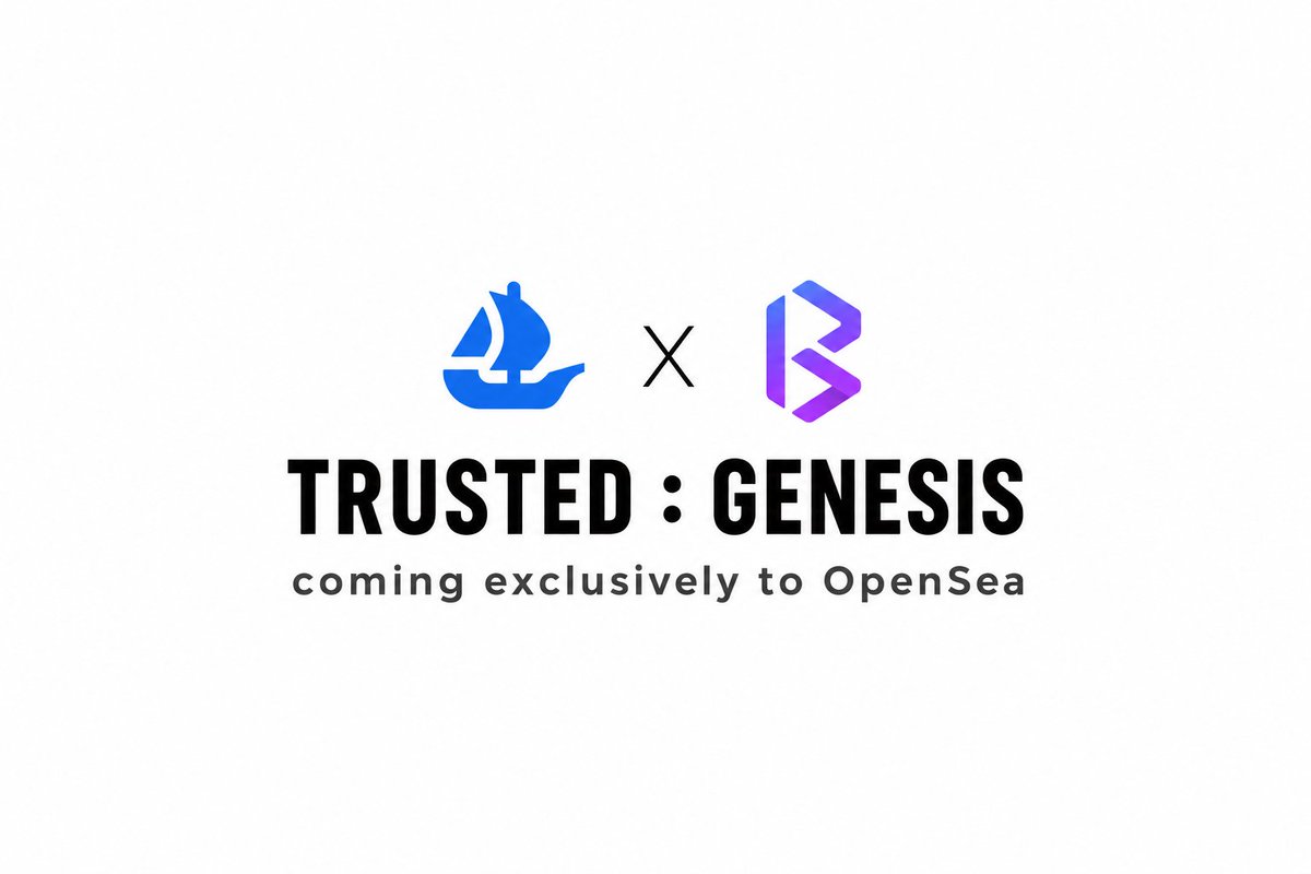 ByRepProtocol's tweet photo. TRUSTED : GENESIS is coming exclusively to @opensea 

5th July 2026, 3:30pm UTC

Wallet Submission is already live on discord, checker will be updated tomorrow.

https://t.co/tRcYnNbXXH https://t.co/lEYcIs5GzP