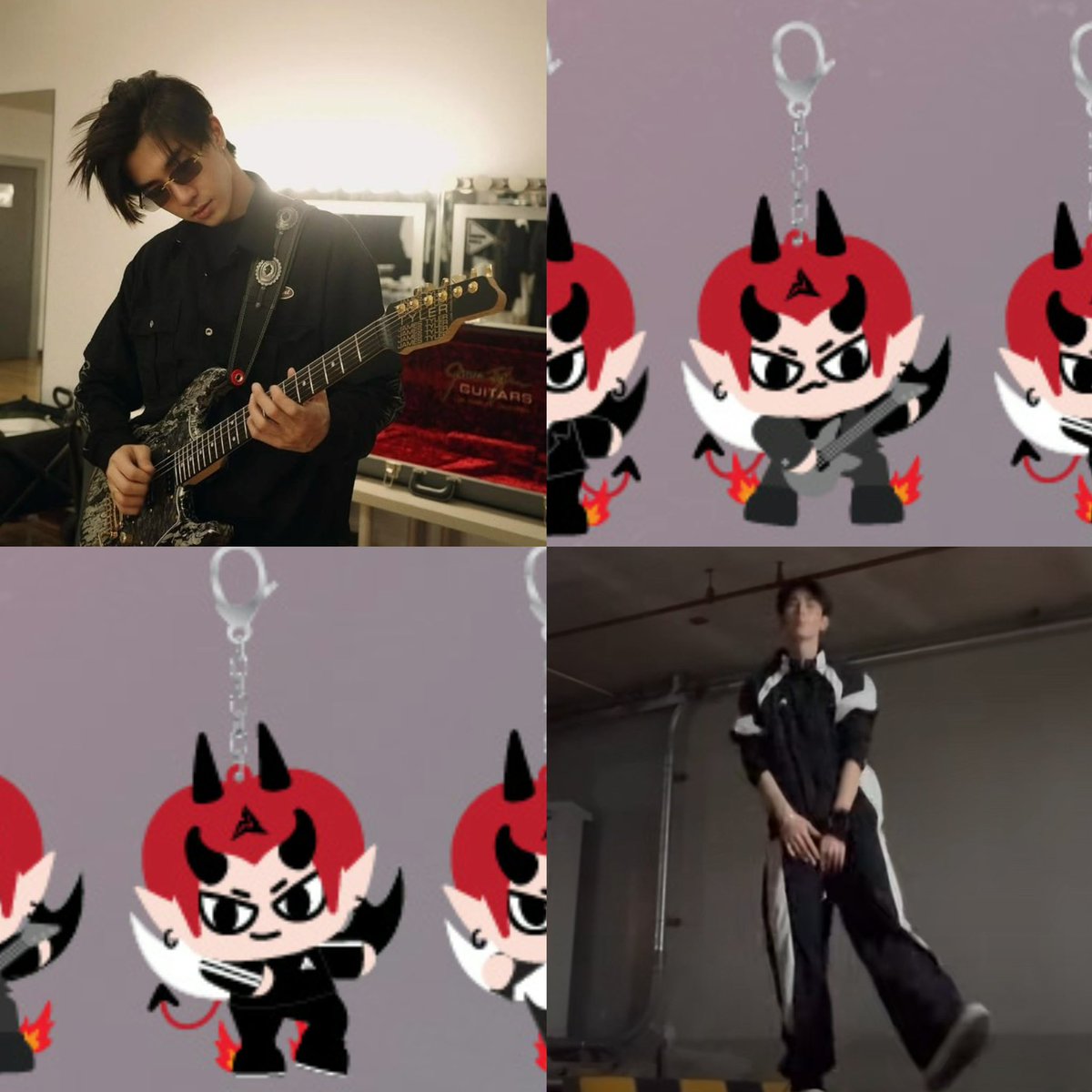 wheresmornor's tweet photo. อันนี้น่าย้ากอะ เมี่ยงเวอร์ชั่นแด๊ดเล่นกีตาร์ กับปะป๊าเต้น แล้วใส่ชุดวอร์มเหมือนที่ปะป๊าชอบใส่ด้วย https://t.co/40PG3CXUIj
