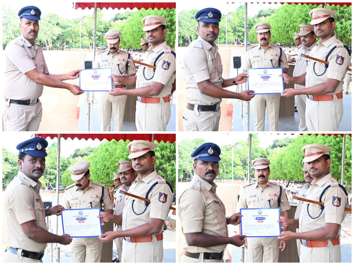 SPTumkur's tweet photo. ಈ ವಾರದಲ್ಲಿ ಅತ್ಯುತ್ತಮವಾಗಿ ಕರ್ತವ್ಯ ನಿರ್ವಹಿಸಿದ ಅಧಿಕಾರಿ ಮತ್ತು ಸಿಬ್ಬಂದಿಗಳನ್ನು "Cop Of The Week" ಎಂದು ಗುರುತಿಸಿ ಜಿಲ್ಲಾ ಪೊಲೀಸ್ ವತಿಯಿಂದ ಪ್ರಶಂಸನಾ ಪತ್ರ ನೀಡಲಾಯಿತು.
#TumakuruDistrictPolice
#CopOfTheWeek
@venkatashok @DspTumkur https://t.co/054fM4JFSI
