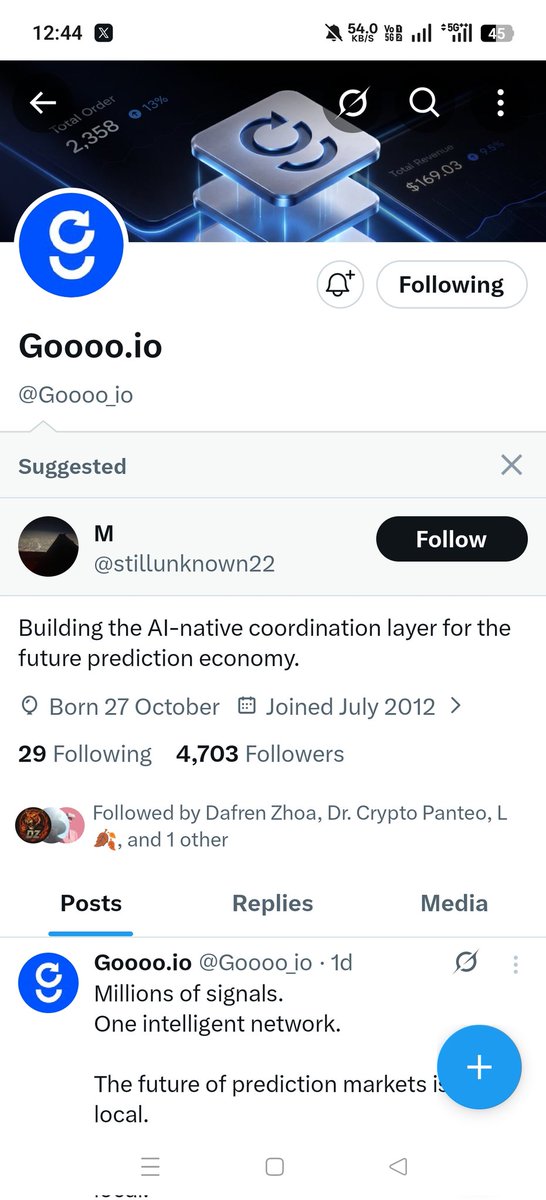 Crypto4dean's tweet photo. @webeeu @Goooo_io https://t.co/Uml9bRwzz7