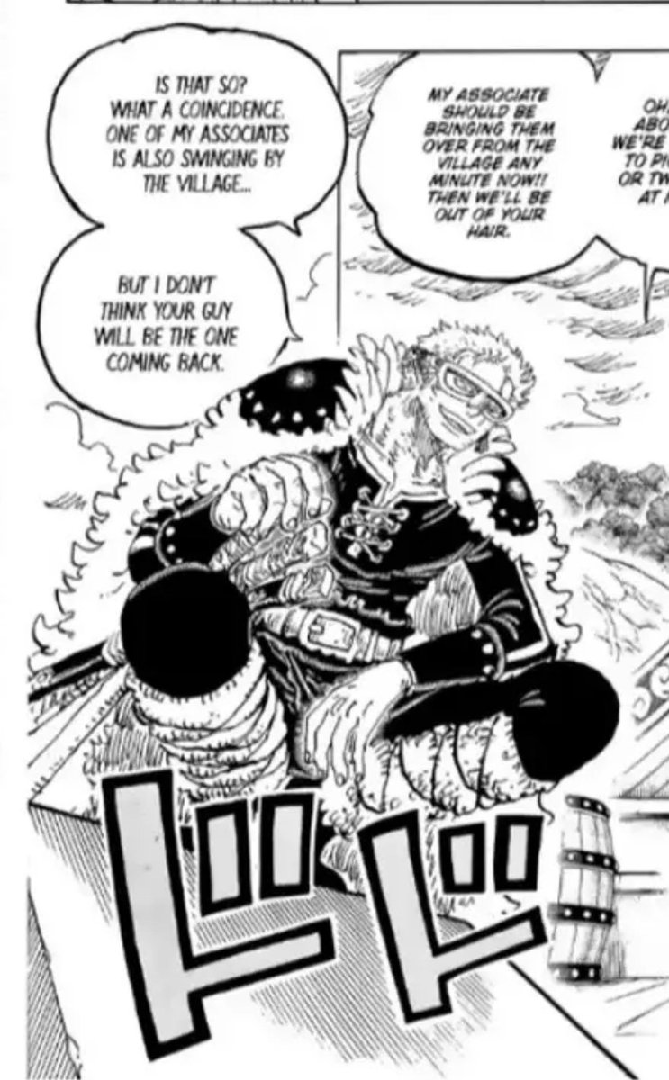torialei11's tweet photo. I always love the scenes of Zoro trusting in Sanji’s abilities #onepiece #onepiece1187 https://t.co/CM33pn1KrF