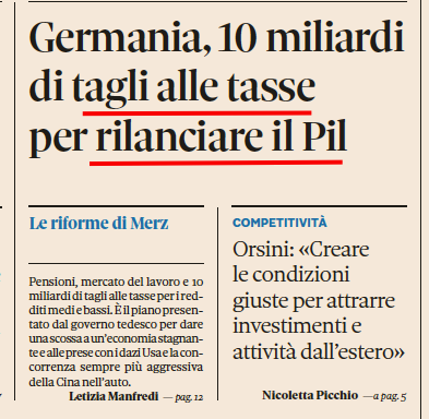 durezzadelviver's tweet photo. Ah, dunque abbassare le tasse fa crescere il PIL!
Lo dice la Germania! https://t.co/thdhPJHo5E