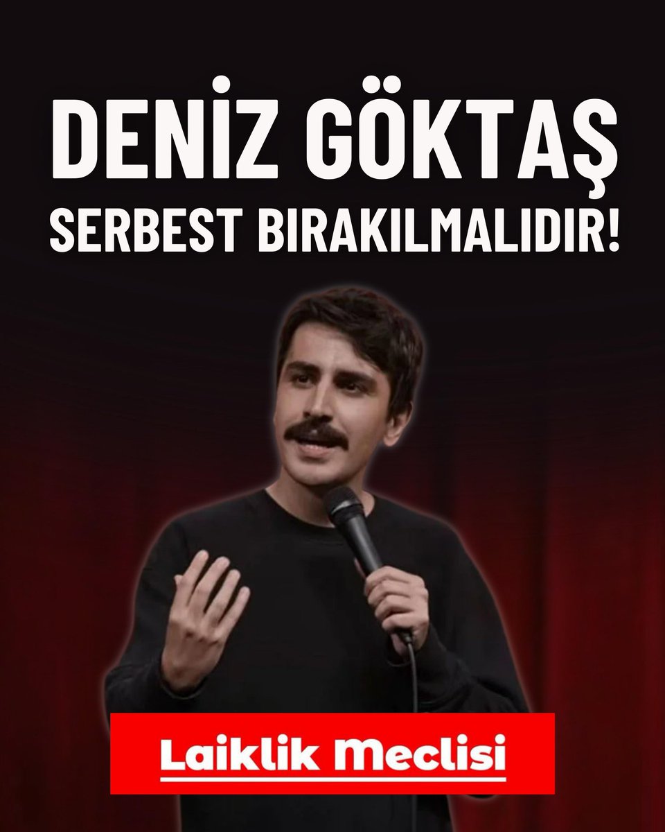 LaiklikMeclisi's tweet photo. Deniz Göktaş’ın gözaltına alınması karşı devrim cephesinin ülkemize nasıl bir hukuki, kültürel ve toplumsal gömlek biçtiğinin göstergesidir!

Deniz Göktaş, internete yüklediği programında toplumsal gerçekçi bir bakış açısıyla siyasal iktidarı, ülkemizin getirildiği baskı ortamını, siyasal alandaki kültürel gerilemeyi ifade özgürlüğü bağlamında ele almış, eleştirel ve mizahi bir retorik kullanmıştır. Sözleri hiçbir suç unsuru taşımamasına, hiçbir hakaret içermemesine rağmen siyasal İslamcı iktidar çevrelerini rahatsız etmiş, hakkında ideolojik bir soruşturma açılmıştır. Bu soruşturma nedeniyle yurda dönüşünde,  gözaltına alınmıştır.

Siyasi iktidarın dini siyasete alet etmesini, iktidarın uzantısı hâline gelen savcılığın, adli süreci de bunun uzantısı haline getirerek, perçinlediği anlaşılmaktadır. Laiklik ilkesinin anayasal koruma altında olduğu laik cumhuriyete bağlı hukuk düzeninde bazı kesimlerin söz konusu mizah söyleminden hoşnut kalmaması, kırılması veya bunu "saygısızlık" olarak nitelendirmesi, o ifadenin ceza hukuku anlamında bir "suç" olduğu anlamına gelmez. Kaldı ki, hiçbir dinsel öğreti laik anayasal bir düzende eleştiriden muaf değildir. Laik bir düzen hukuki, siyasi ve toplumsal düzeylerde “duygular”, “kutsallıklar” ve tabulardan muaftır. Ülkemize ve yurttaşlara dayatılan laikliğin tasfiye edildiği gerici bir rejimdir. 

Mizah ve eleştiri toplumların uygarlık düzeyinin göstergesi iken, buna tahammülsüzlük, uygarlık düzeyindeki gerilemenin göstergesidir. Mizah ve eleştiriyi her fırsatta “Cumhurbaşkanına hakaret” ve “halkın bir kesiminin benimsediği dini değerleri alenen aşağılama” gibi suçlamaların konusu yapmak, karşı devrim cephesinin ülkemize nasıl bir kültürel ve toplumsal gömlek biçtiğinin de göstergesidir. 
Bütün bunlar göz önünde bulundurulduğunda,  bu soruşturma ve gözaltı, sadece hukuki olarak bile "kanunsuz suç ve ceza olmaz" ilkesi ile laik anayasanın fiilen ortadan kaldırılması sürecinin bir parçası niteliğindedir. Öte yandan, yurt dışı seyahatinden dönen Göktaş’ın “yakalandı” gibi ifadelerle ters kelepçeyle gözaltına alınması, kötü muamele, eziyet ve işkence suçudur. Bugün bu suçları işleyenler, Anayasayı ve laik hukuku ortadan kaldıran bir karşı devrim cephesinin bileşenleridir.  

Deniz Göktaş derhal serbest bırakılmalıdır! 
Laiklik Meclisi, laiklik ilkesini ve çağdaş bir toplumu yok sayan her türlü saldırının karşısındadır! 
Laiklik Meclisi, 3 Temmuz 2026