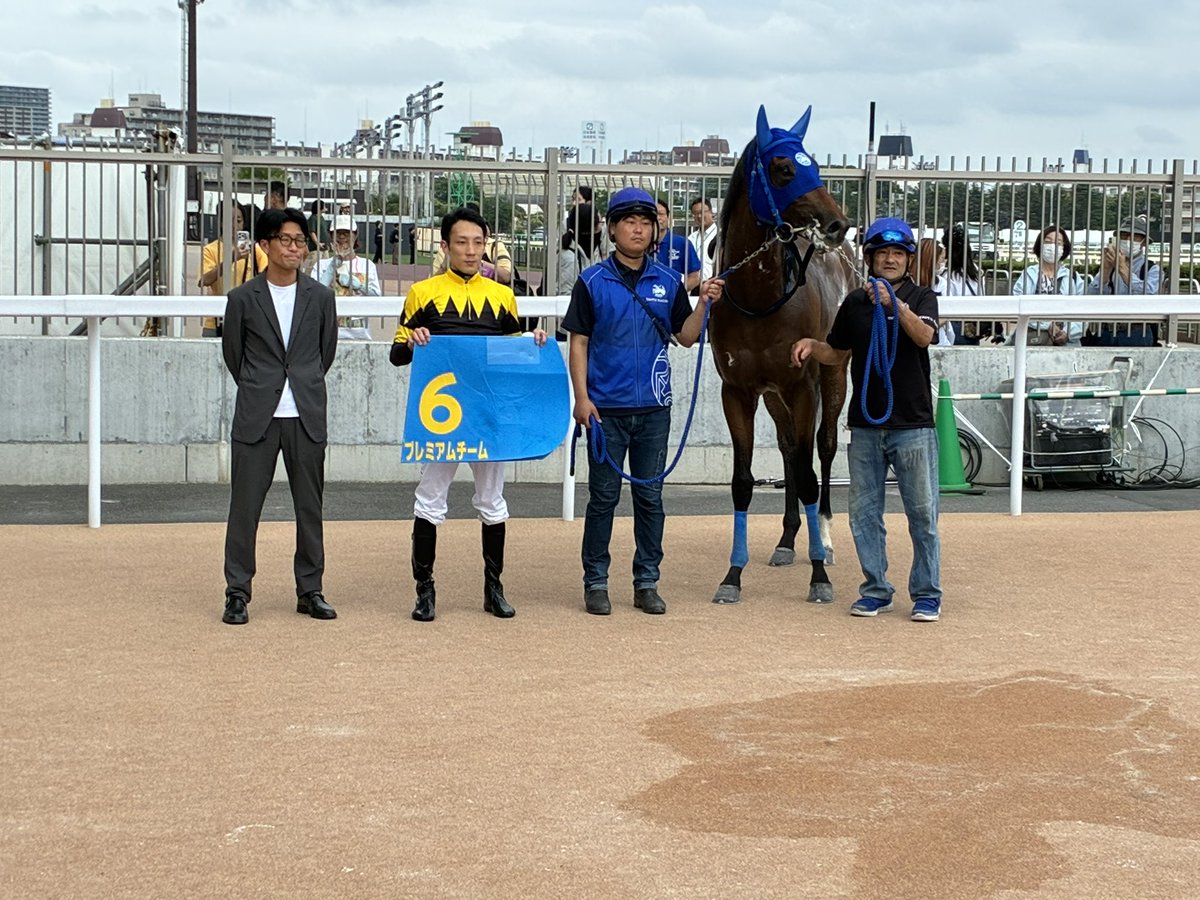 Tospo_Gondo0723's tweet photo. 今日の船橋4R・2歳新馬(1500m)は浦和・小久保厩舎で活躍中の #オピニオンリーダー の全弟 #プレミアムチーム (森泰斗厩舎)が大差の逃げ切りで危なげなく勝利しました🥇
おめでとうございます㊗️

#本橋孝太 騎手
#森泰斗 厩舎
#シニスターミニスター 産駒 https://t.co/GAvnQ5NEup